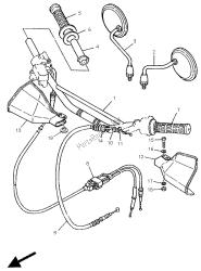 stuurhendel en kabel