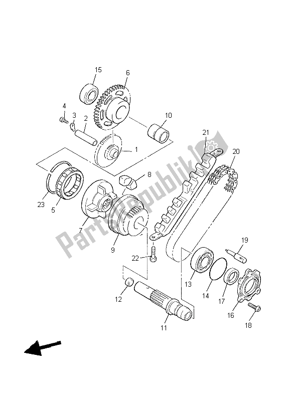 Tutte le parti per il Antipasto del Yamaha XJR 1300 2006