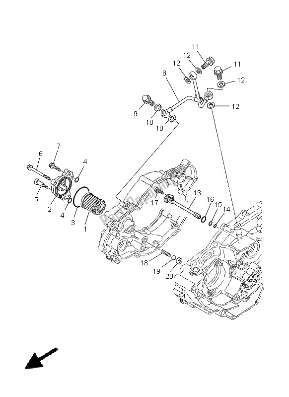 Todas las partes para Limpiador De Aceite de Yamaha WR 250F 2013