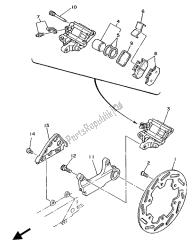 REAR BRAKE CALIPER