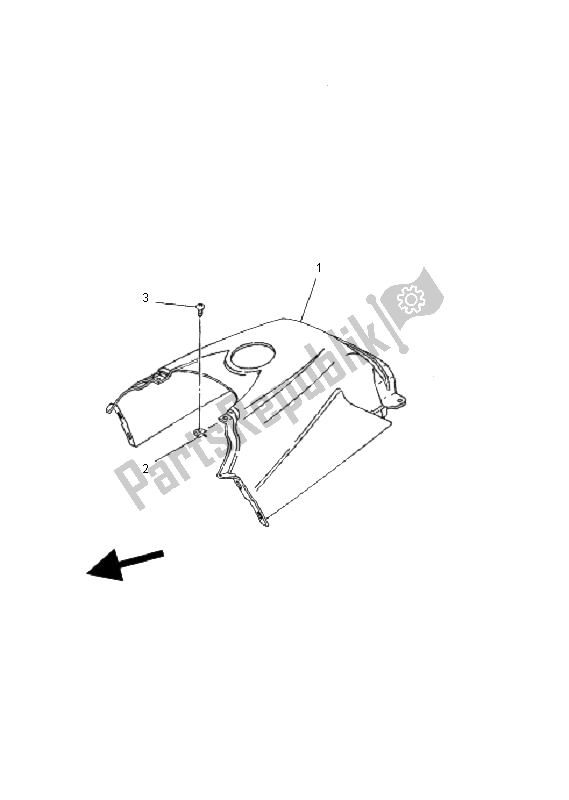 Todas las partes para Cubierta Lateral de Yamaha YFM 250 FW Timberwolf 4X4 2000