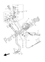 stuurhendel en kabel