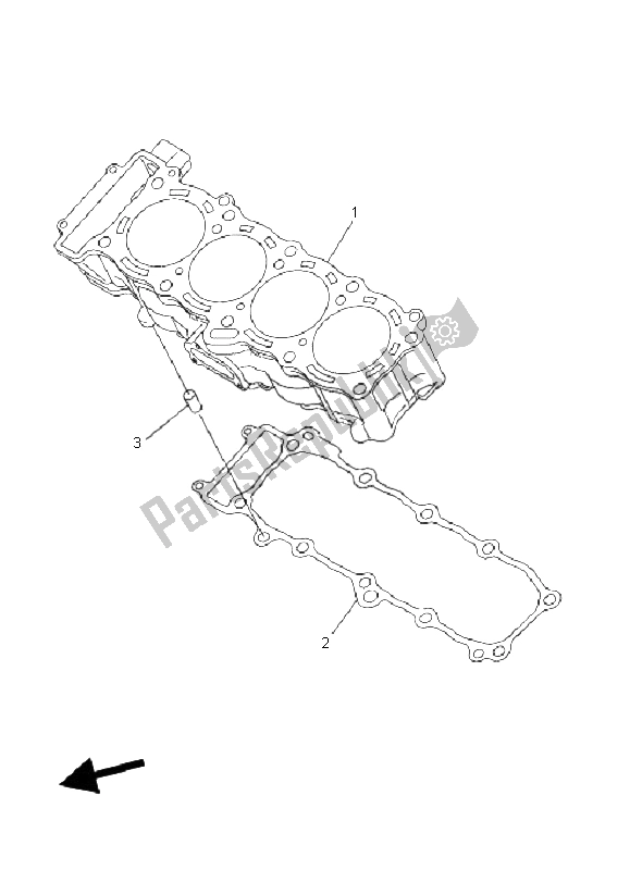 Toutes les pièces pour le Cylindre du Yamaha FZ1 S Fazer 1000 2006