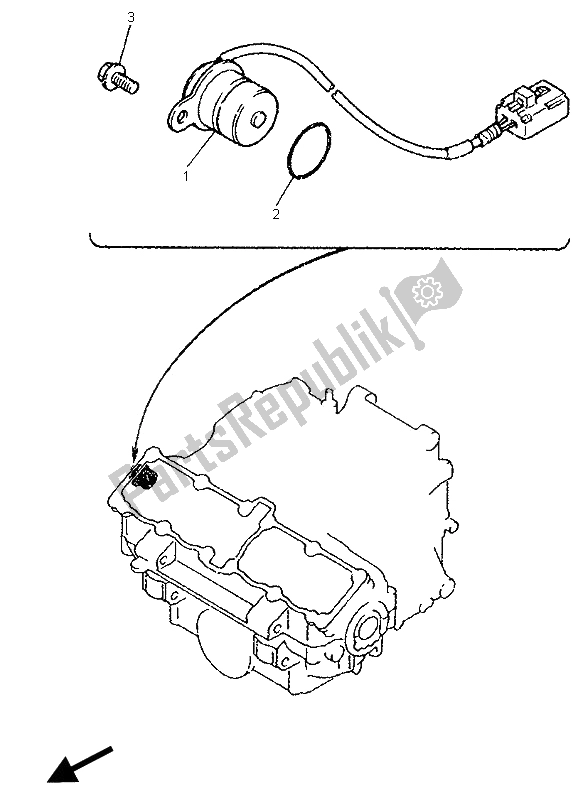 Toutes les pièces pour le Ramasser Bobine Et Gouverneur du Yamaha YZF 750 SP 1996