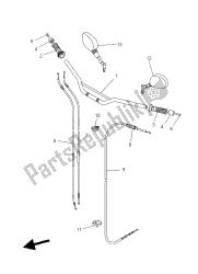 stuurhendel en kabel