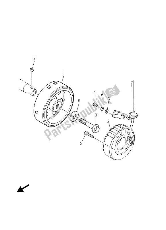 Tutte le parti per il Generatore del Yamaha FZS 600 Fazer 2003