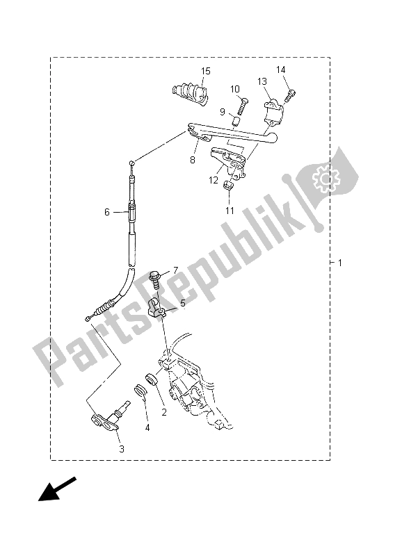 Tutte le parti per il Alternato del Yamaha YZ 250F 2003