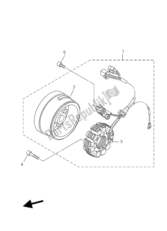 Tutte le parti per il Generatore del Yamaha XT 125X 2006