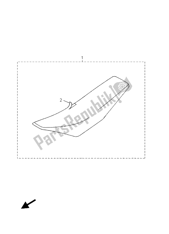 Todas las partes para Asiento de Yamaha YZ 450F 2003