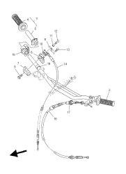 uchwyt kierownicy i kabel