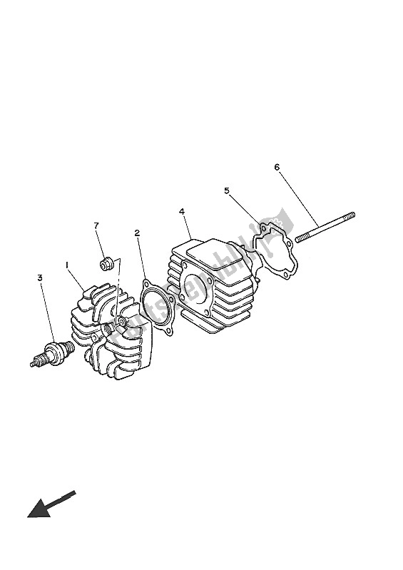 Wszystkie części do Cylinder Yamaha PW 50 2016