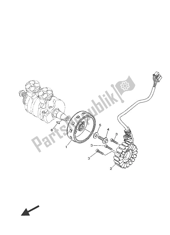 Wszystkie części do Generator Yamaha YZF R3A 300 2016