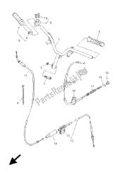 stuurhendel en kabel