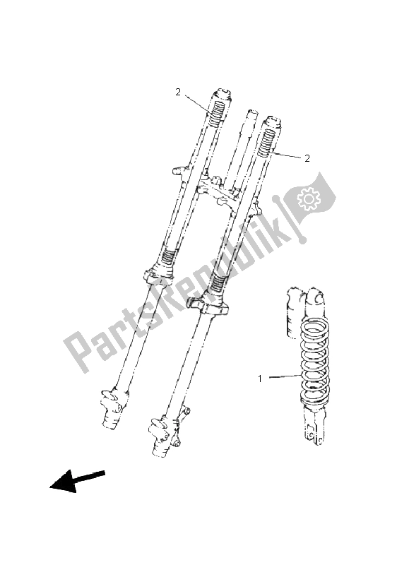 Wszystkie części do Alternatywa Dla Podwozia Yamaha YZ 85 SW LW 2011