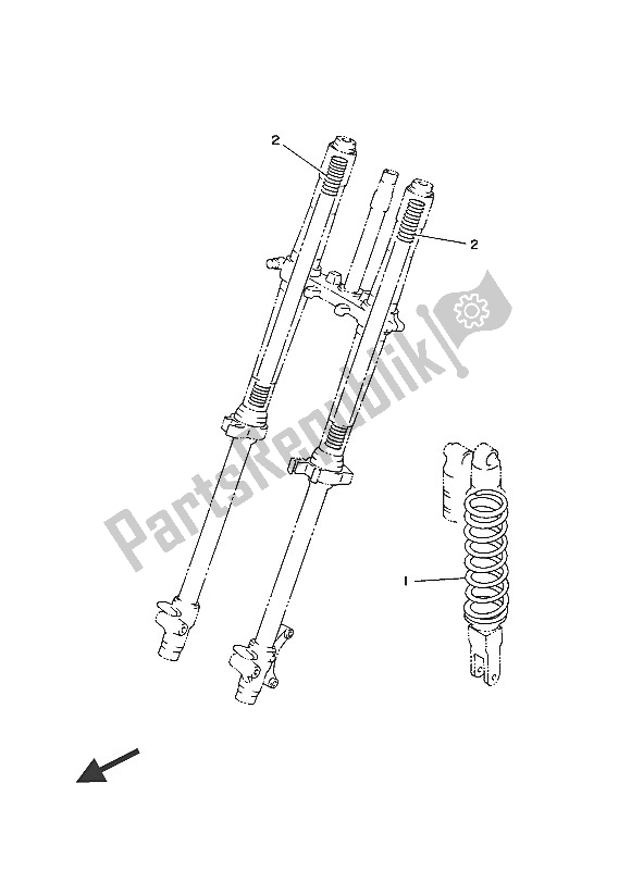 Tutte le parti per il Alternato Per Il Telaio del Yamaha YZ 85 LW 2016