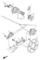 pinza de freno trasero (4lw2)