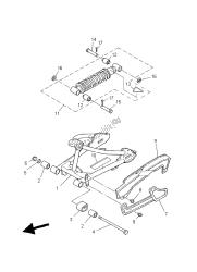 bras arrière et suspension