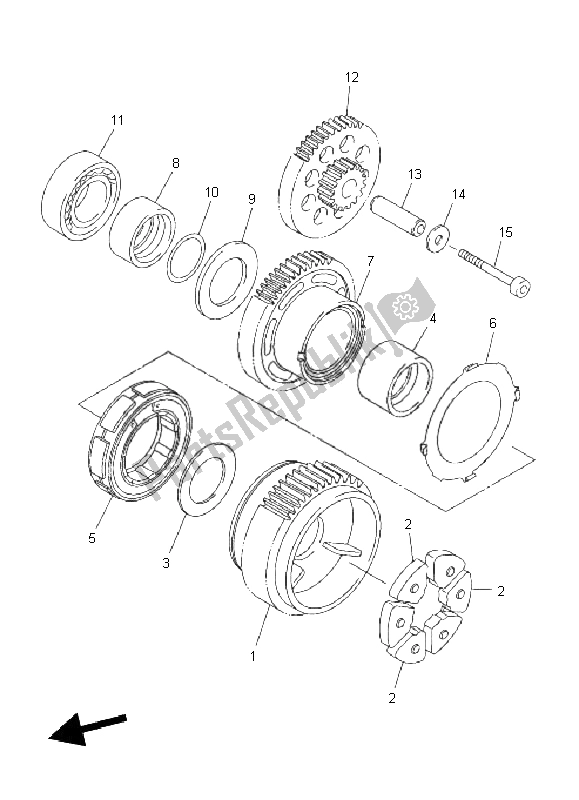 Tutte le parti per il Antipasto del Yamaha FZ8 NA 800 2011