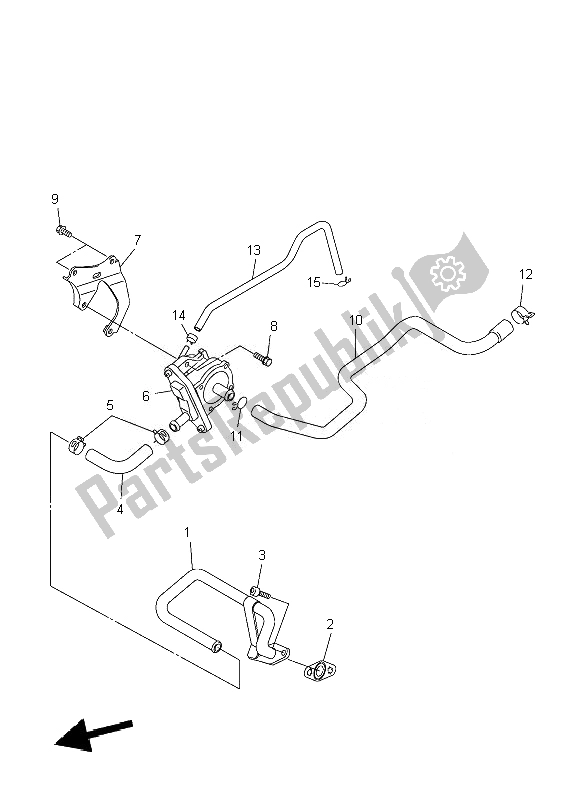 Tutte le parti per il Sistema Di Induzione Dell'aria del Yamaha WR 450F 2007