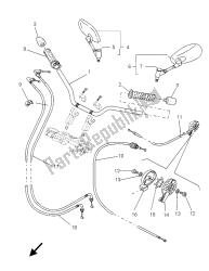 stuurhendel en kabel