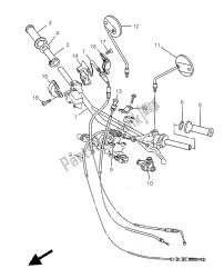 poignée et câble de direction