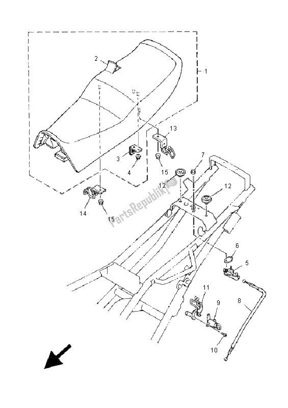 Tutte le parti per il Posto A Sedere del Yamaha XJ 900S Diversion 2001