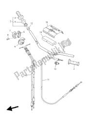 stuurhendel en kabel