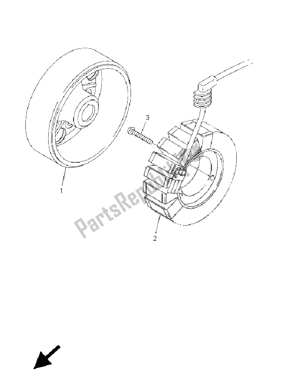 Wszystkie części do Generator Yamaha FJR 1300A 2008