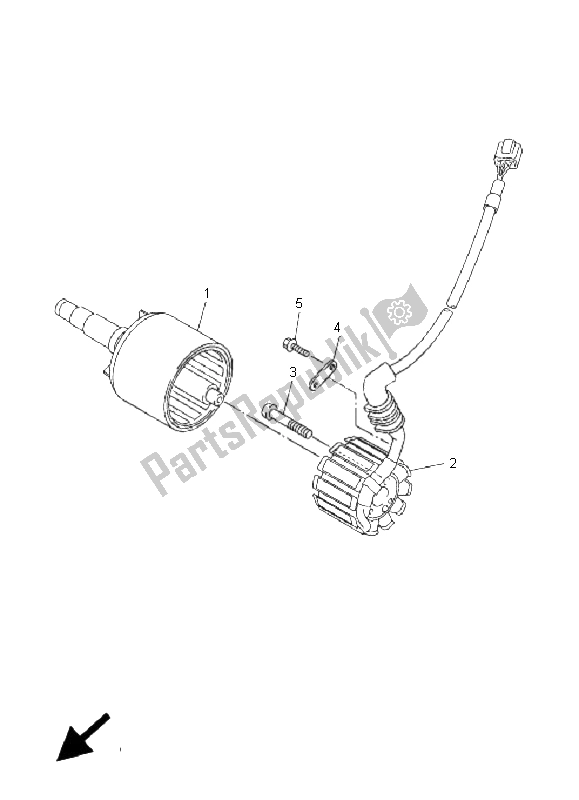 Tutte le parti per il Generatore del Yamaha FZ1 N Fazer 1000 2008