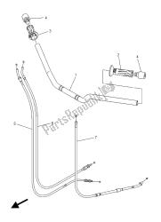 stuurhendel en kabel