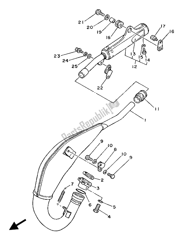 Todas las partes para Cansada de Yamaha YZ 125 1987