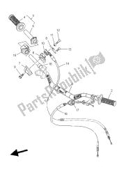 stuurhendel en kabel