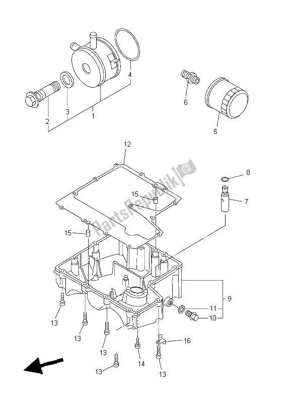 Todas las partes para Limpiador De Aceite de Yamaha FZ6 S 600 2004