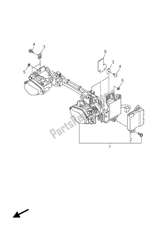 Todas las partes para Faro de Yamaha YZF R1M 1000 2015