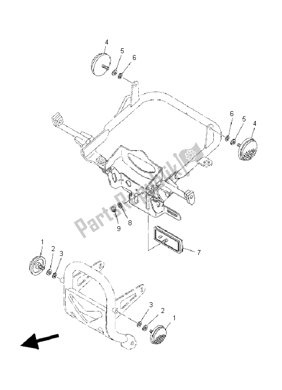 Tutte le parti per il Elettrico 2 del Yamaha YFM 660R 2002