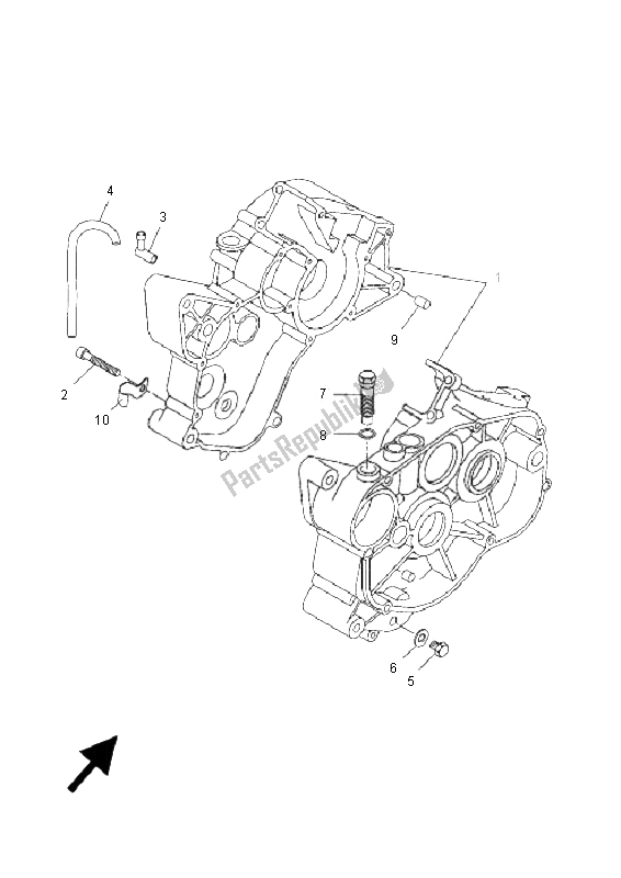 Alle onderdelen voor de Carter van de Yamaha DT 50R SM 2006