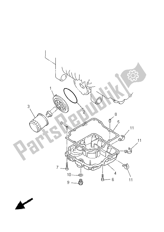 Toutes les pièces pour le Nettoyant Huile du Yamaha XJ 600S Diversion 1997