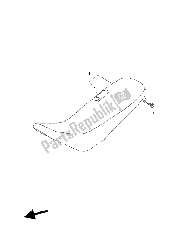 Tutte le parti per il Posto A Sedere del Yamaha TT R 125E SW LW 2008