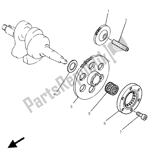 Tutte le parti per il Antipasto del Yamaha XV 125 S 1999