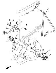 soporte y reposapiés