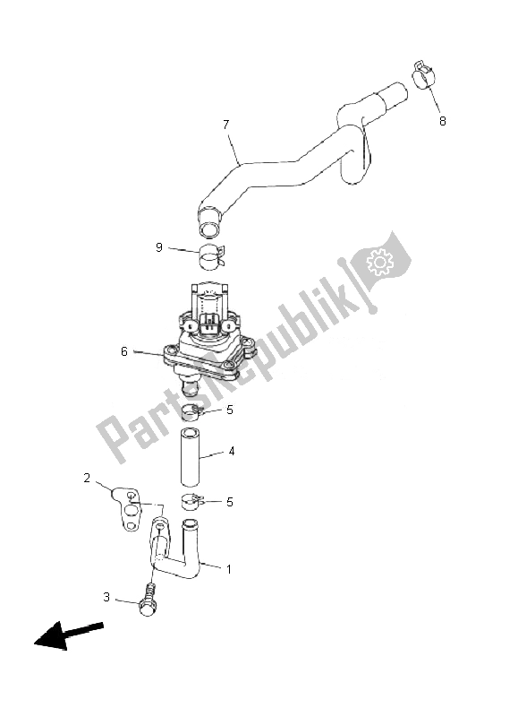 Tutte le parti per il Sistema Di Induzione Dell'aria del Yamaha WR 250X 2010