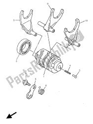 came et fourchette de changement de vitesse