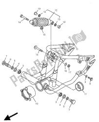 bras arrière et suspension