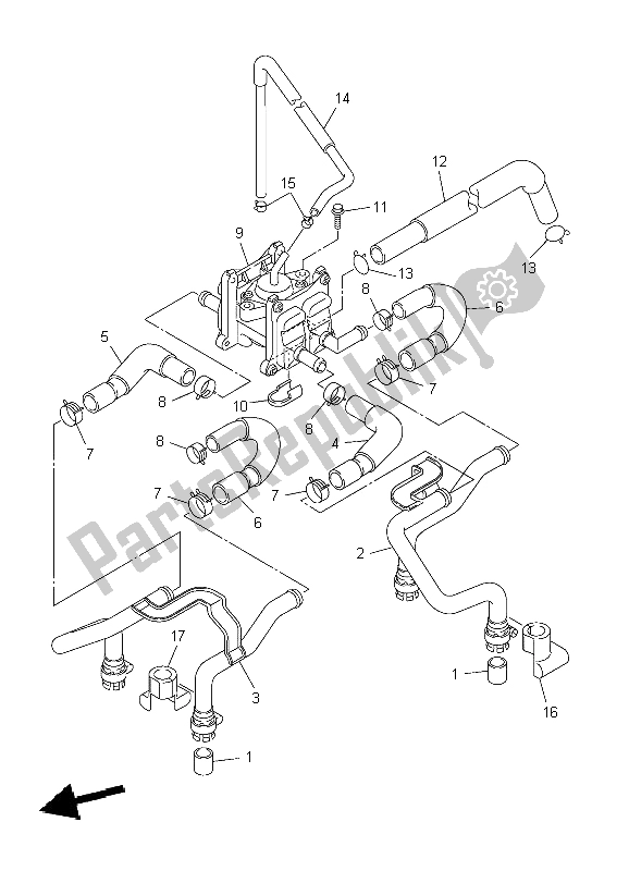 Wszystkie części do System Zasysania Powietrza Yamaha XJR 1300 2004