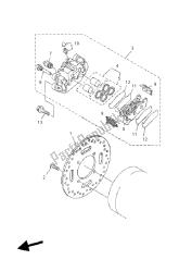 REAR BRAKE CALIPER