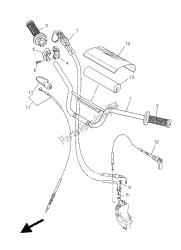 uchwyt kierownicy i kabel