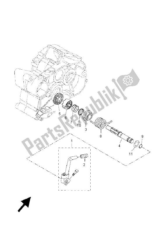 Todas las partes para Inicio de Yamaha DT 50R SM 2006