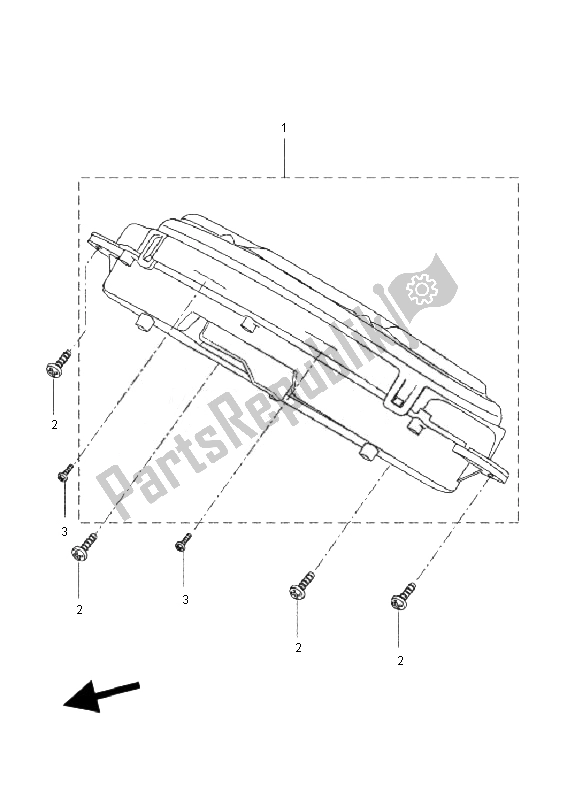 Toutes les pièces pour le Mètre du Yamaha VP 125 X City 2010