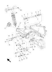 bras arrière et suspension