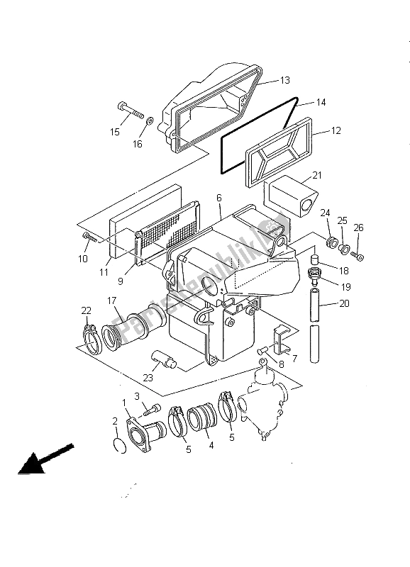 Todas las partes para Consumo de Yamaha SR 125 2000